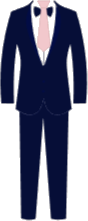 Terno azul marinho
