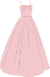 Vestido longo rosa claro
